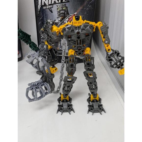 Bionicle Toa Inika Set of 4 : Canisters -Missing Weapons & Ammo - Picture 6 of 6